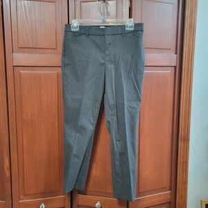 GAP gray Signature Skinny Ankle Clasp And Hook Front Workwear Pants | 6P